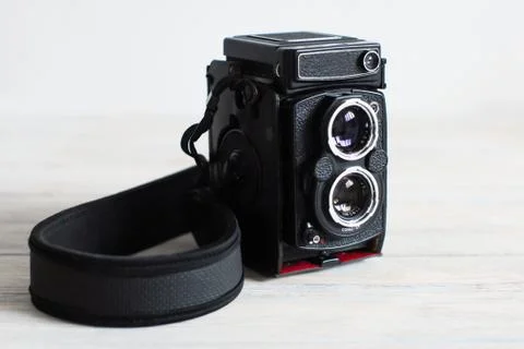 Old medium format camera Stock Photos