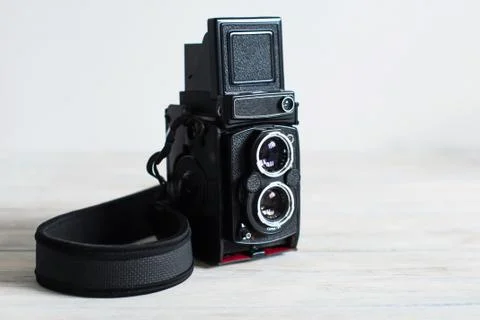 Old medium format camera Stock Photos