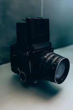 An old medium format camera Stock Photos