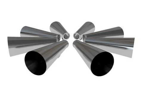 Old megaphone Stock Illustration