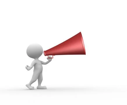 Old megaphone Illustrazione stock