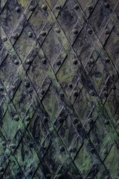 Old metal background, elements of forging Stock Photos
