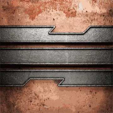 Old metal background Stock Illustration