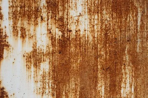 Old metal board with rusty spots Stock Photos