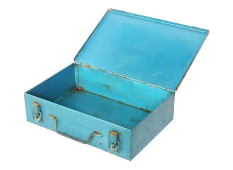 Old metal box Stock Photos