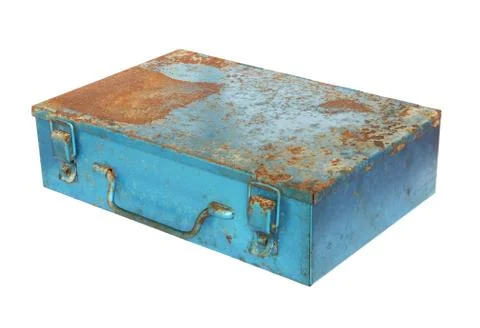 Old metal box Stock Photos