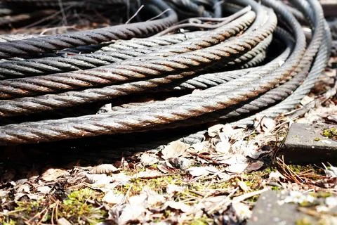 Old Metal Cable Stock Photos
