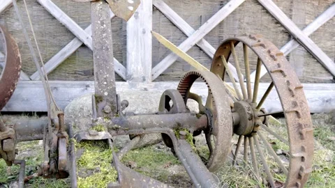 Old Farm Equipment Stock Video Footage | Royalty Free Old Farm ...