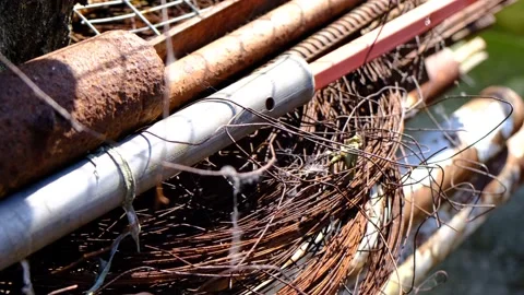 Old metal Stock Footage 155783633