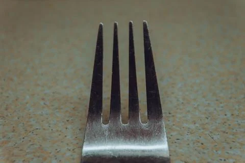 An old metal fork Stock Photos