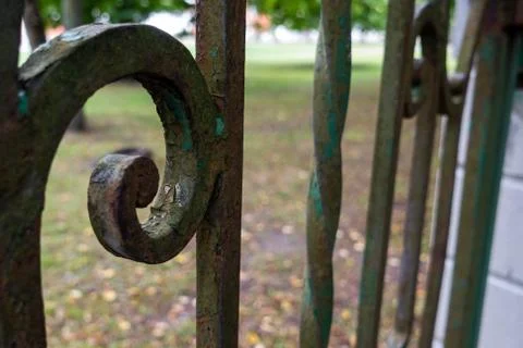 Old Metal gate Stock Photos
