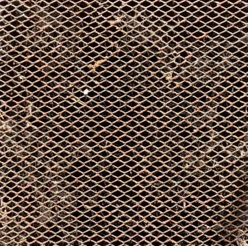 Old metal grid as a background Foto stock