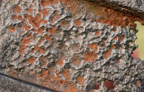 Old metal plate with rust texture Stock Photos