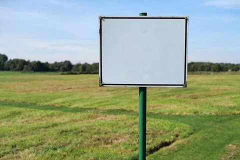 Old metal sign with lots of empty space Stock Illustration