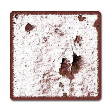 Old metal signs square Rust, sun-dried, sifted paint It's a frame with an e.. Illustrazione stock