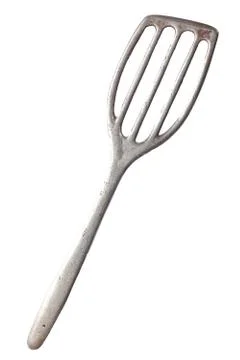 Old metal spatula Stock Photos