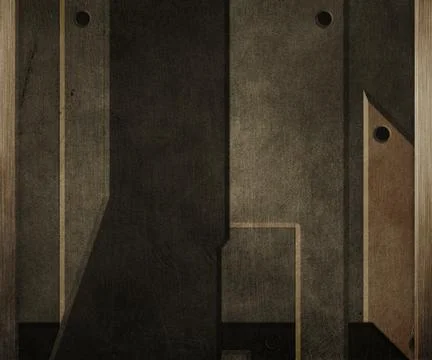 Old metallic texture Stock Illustration