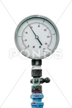 Old meter water pipe Stock Photos
