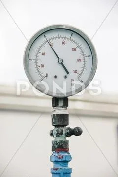 Old meter water pipe Stock Photos