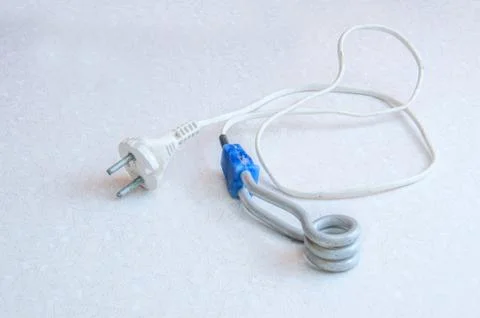 The old method of brewing tea. white background Stock Photos