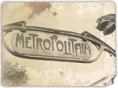 Old metro Stock-Fotos