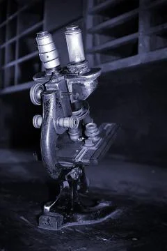 Old Microscope Stock Photos