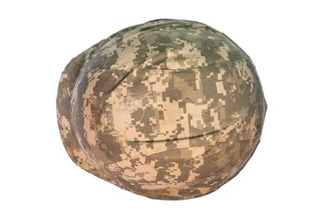 The old military hat upside down with clipping path Stock Photos