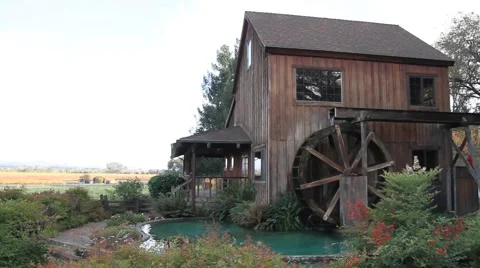 Old Mill 0862 Stock Footage 940129