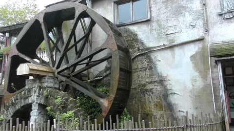 Old mill 4K Video stock 48434526