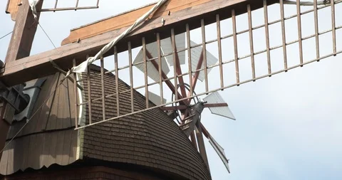 Old mill closeup Video stock 106897394