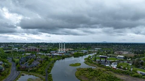 Old Mill District Foto stock