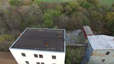 Old Mill fly back Stock Footage 69912485