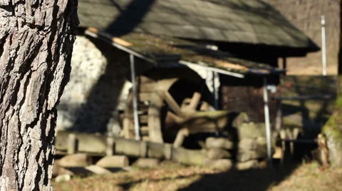 The Old Mill House Stock Footage 45128940