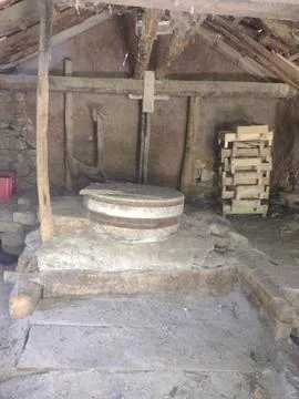 Old mill-interior Stock Photos