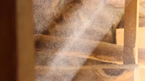 Old Mill Milling Grains To Make Flour Stock-Footage 127920174
