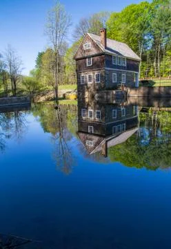 Old mill pond Stock Photos