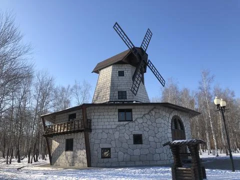 Old mill, rustic style, old village traditions Stock Photos