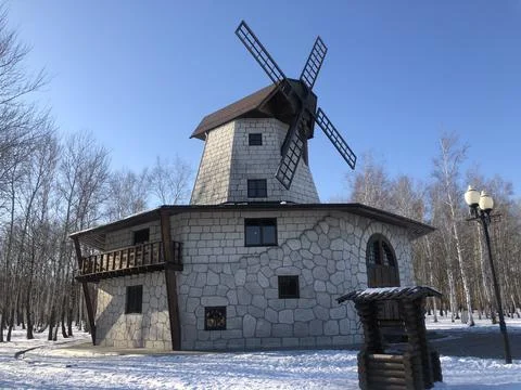 Old mill, rustic style, old village traditions Stock Photos