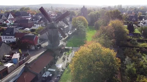 Old mill in Xanten Stock Footage 220334366