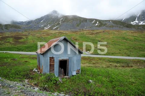 Old mine cottage Stock Photos