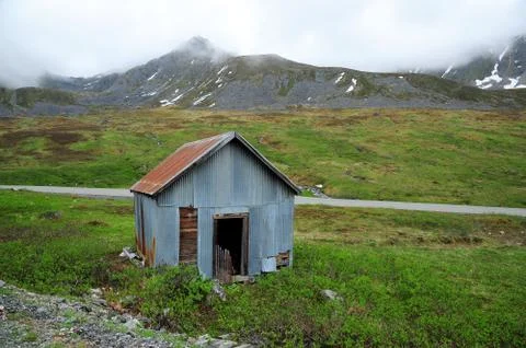 Old mine cottage Stock Photos