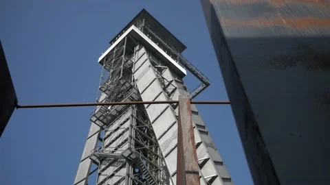 OLD MINE TOWER Stock Footage 171581219