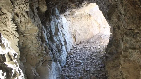 OLD MINE TUNNEL Stock Footage 40389486