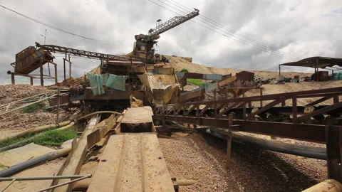 Old Mining Stock Footage 139951750