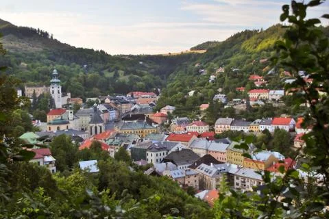 Old mining town Stock Photos