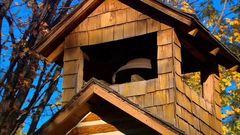 The Old Mission Cross Stock Footage 74497814