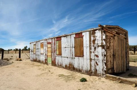 Old mobile home Stock Photos