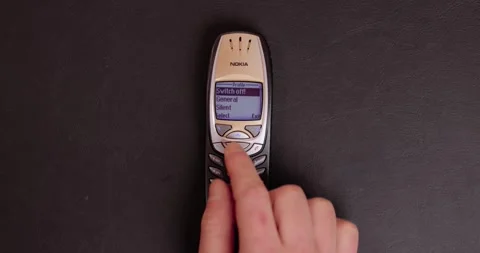 Old Mobile Phone Turning Off 動画素材 242630699