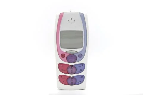 Old mobile phone very nice keypad mobiles phones Stock Photos