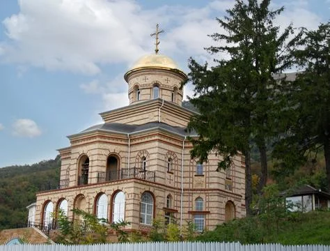 Old monastery building in the mountains Stock Photos